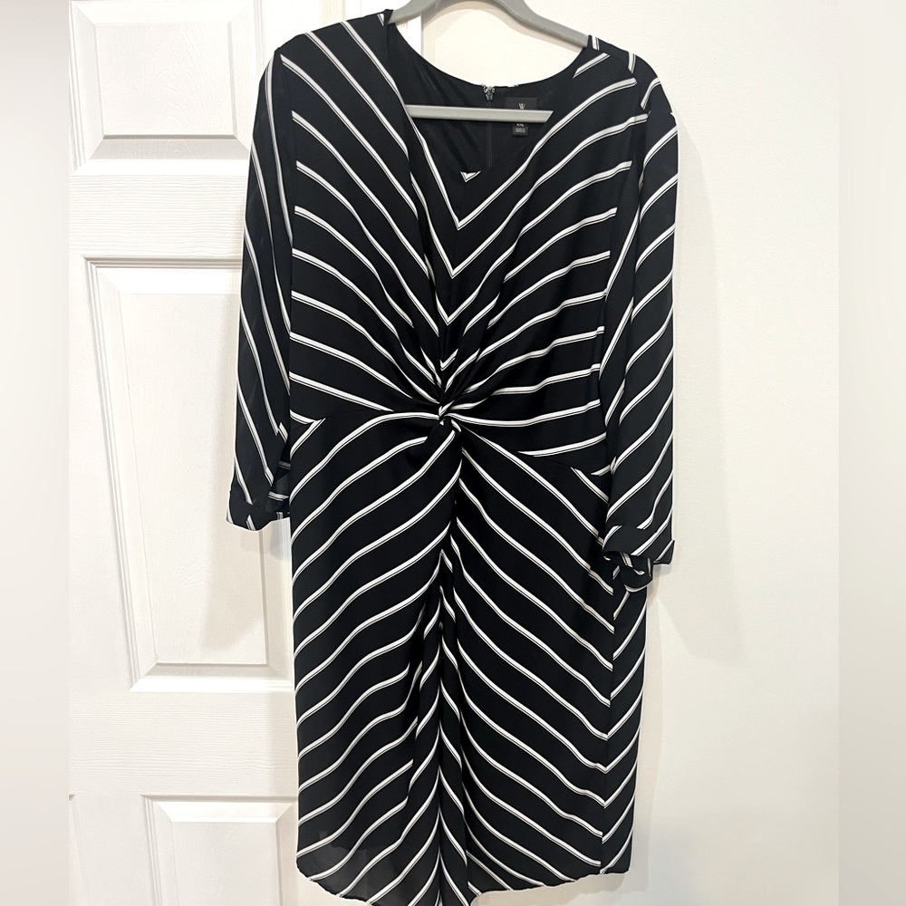 Black and white dress